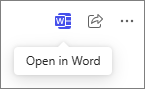 Word icon
